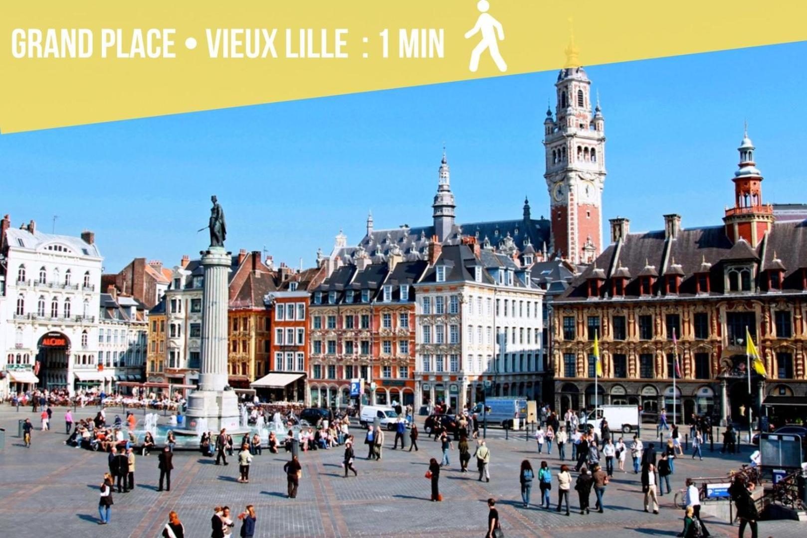 Grand Place Very Well Located Studio Daire Lille Dış mekan fotoğraf